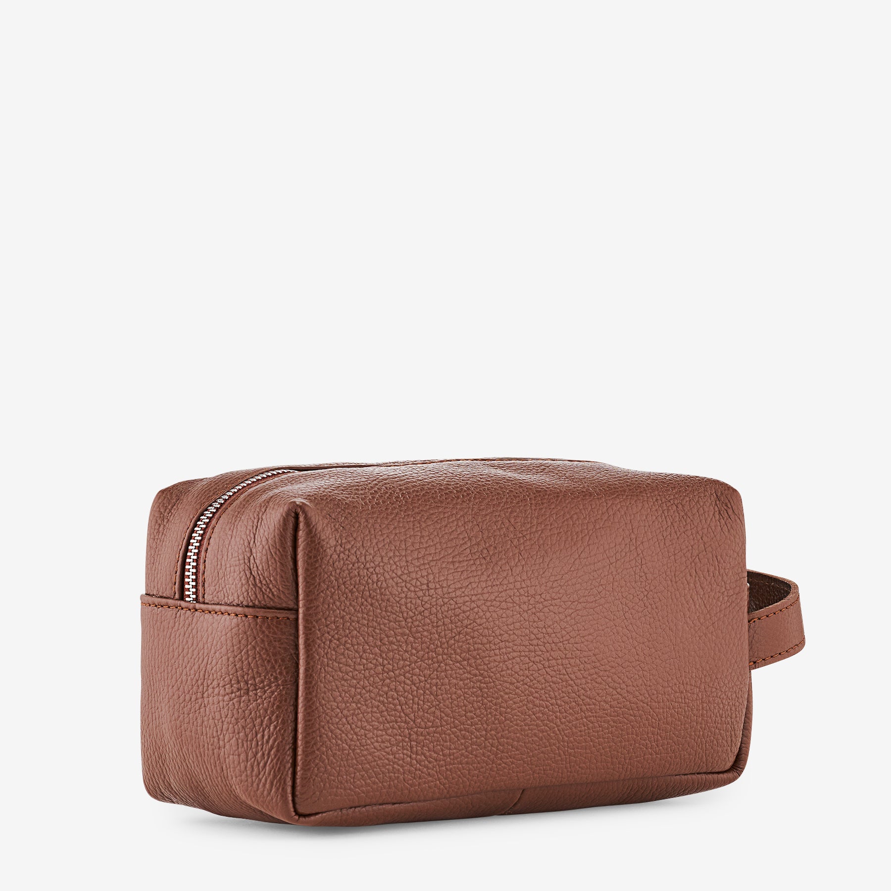 Beauty Case in Pelle Marrone VIAVERDI Made in Italy