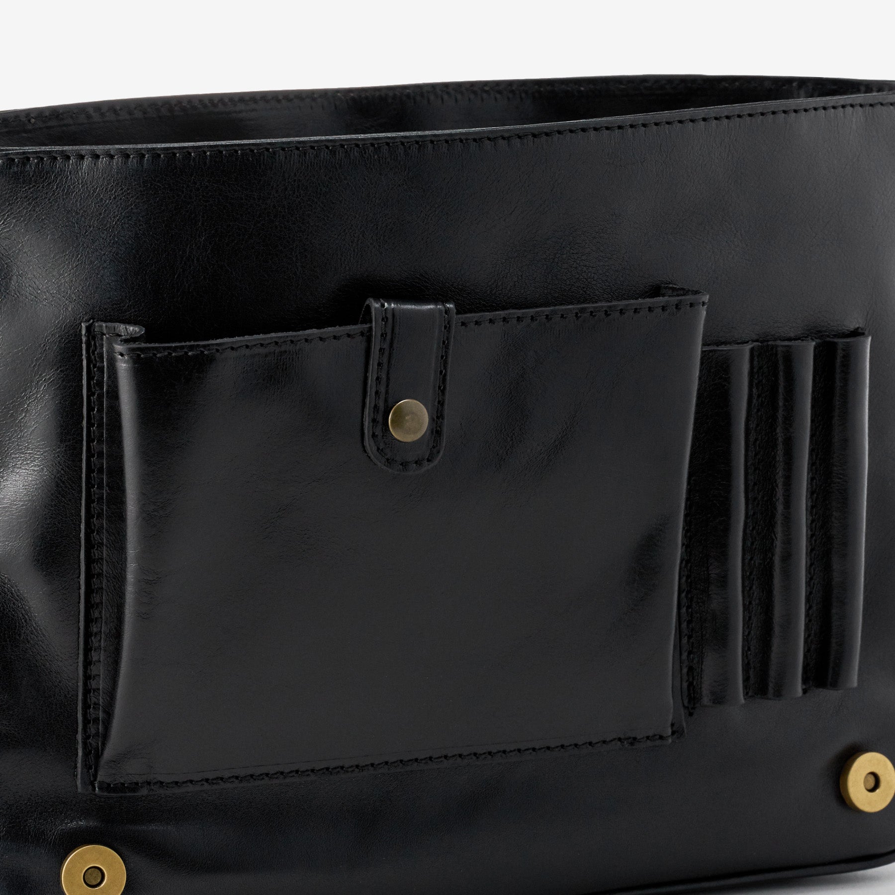 Borsa Messenger a Tracolla in Pelle Nera VIAVERDI Made in Italy