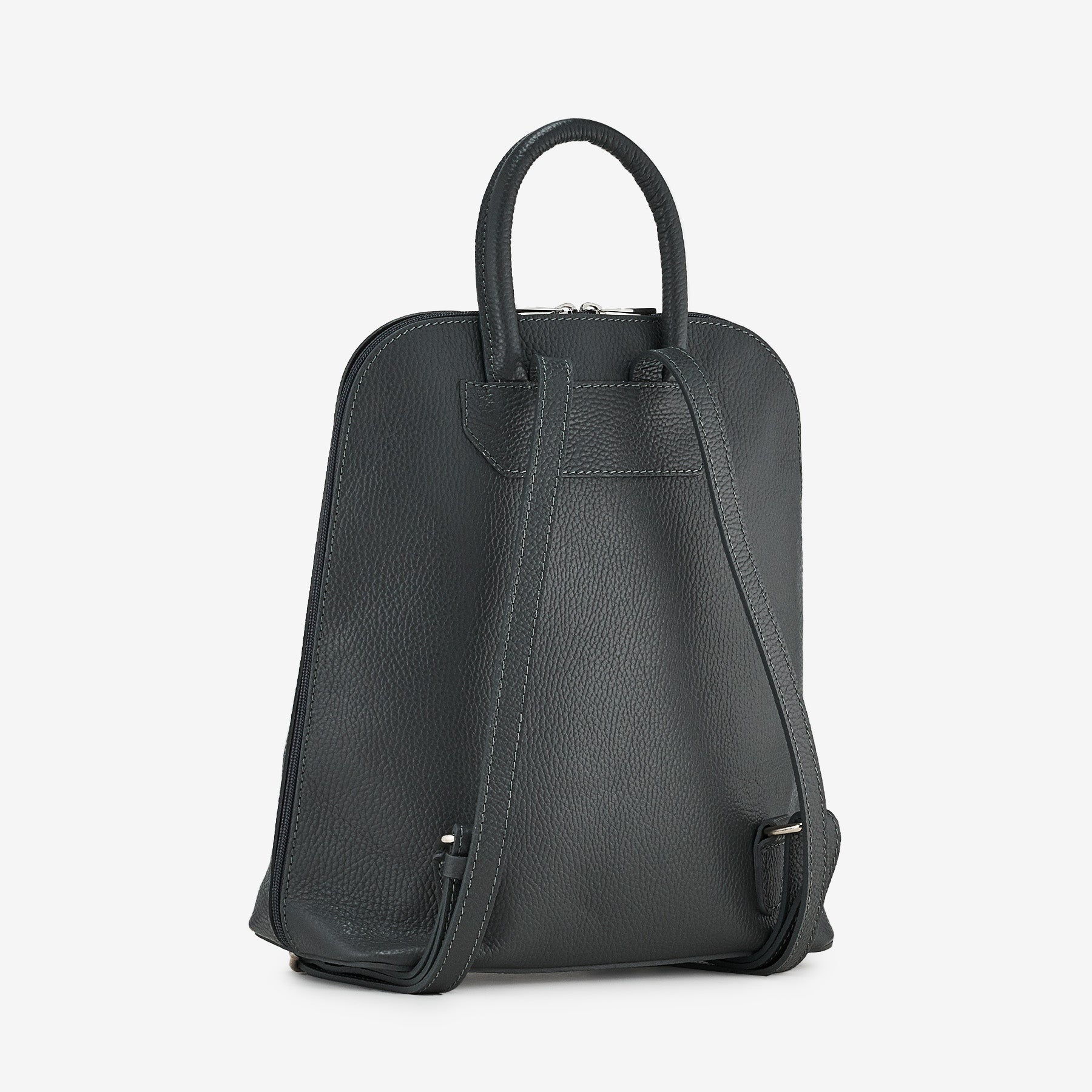 Zaino Donna in Pelle Grigio VIAVERDI Made in Italy