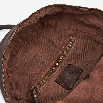 Zaino Donna Piccolo in Pelle Testa di Moro VIAVERDI Made in Italy