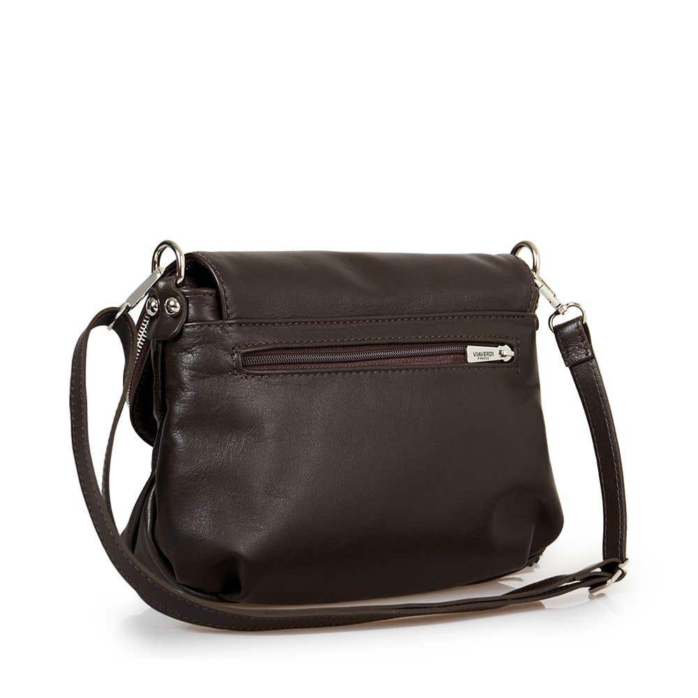 Borsa a Tracolla in Pelle Testa di Moro VIAVERDI Made in Italy